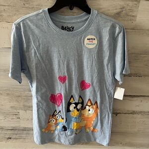 Kids Bluey Family Graphic T-Shirt Size XL NEW